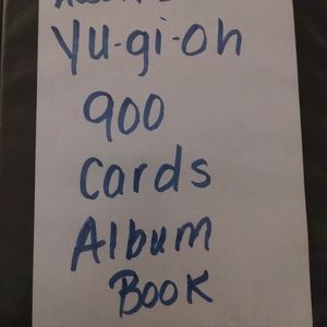 Yugioh Assorted Mix of 900 Card Album Book.